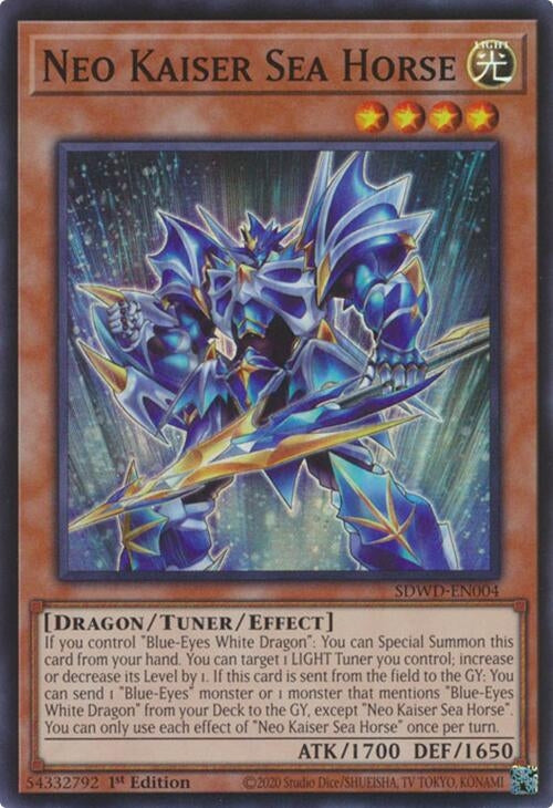 Image for Neo Kaiser Sea Horse (Structure Deck: Blue-Eyes White Destiny) (SDWD-EN004) - YuGiOh