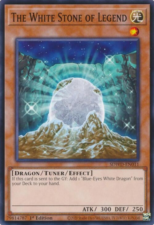 Image for The White Stone of Legend (Structure Deck: Blue-Eyes White Destiny) (SDWD-EN011) - YuGiOh