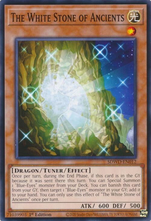 Image for The White Stone of Ancients (Structure Deck: Blue-Eyes White Destiny) (SDWD-EN012) - YuGiOh