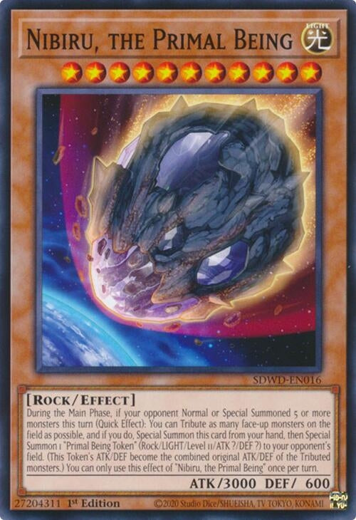 Image for Nibiru, the Primal Being (Structure Deck: Blue-Eyes White Destiny) (SDWD-EN016) - YuGiOh