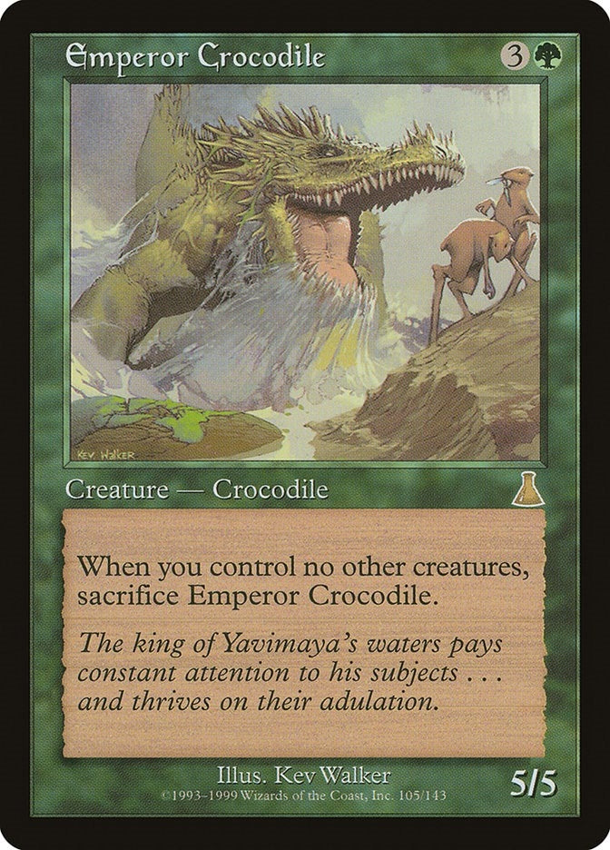 Image for Emperor Crocodile (Urza's Destiny) (105) - Magic: The Gathering