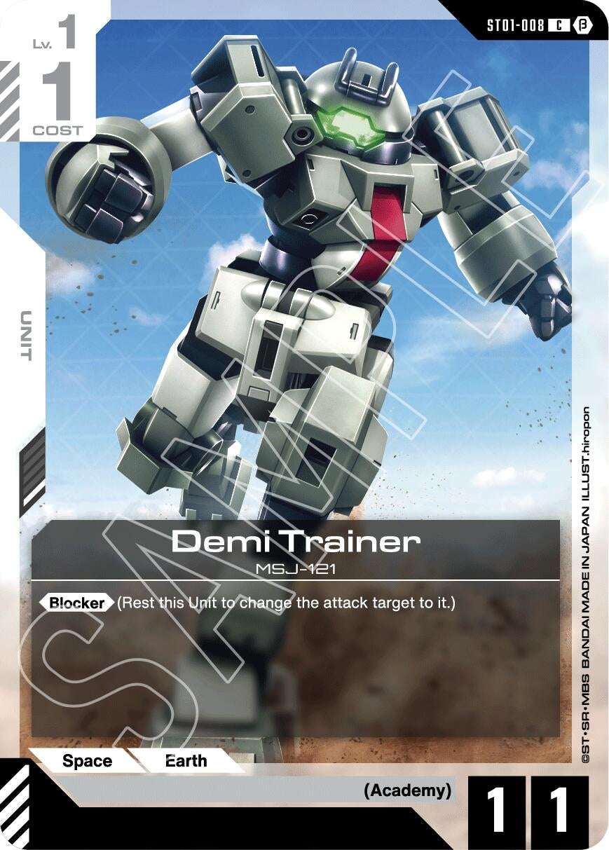 Image for Demi Trainer (Edition Beta) (ST01-008) - Gundam Card Game
