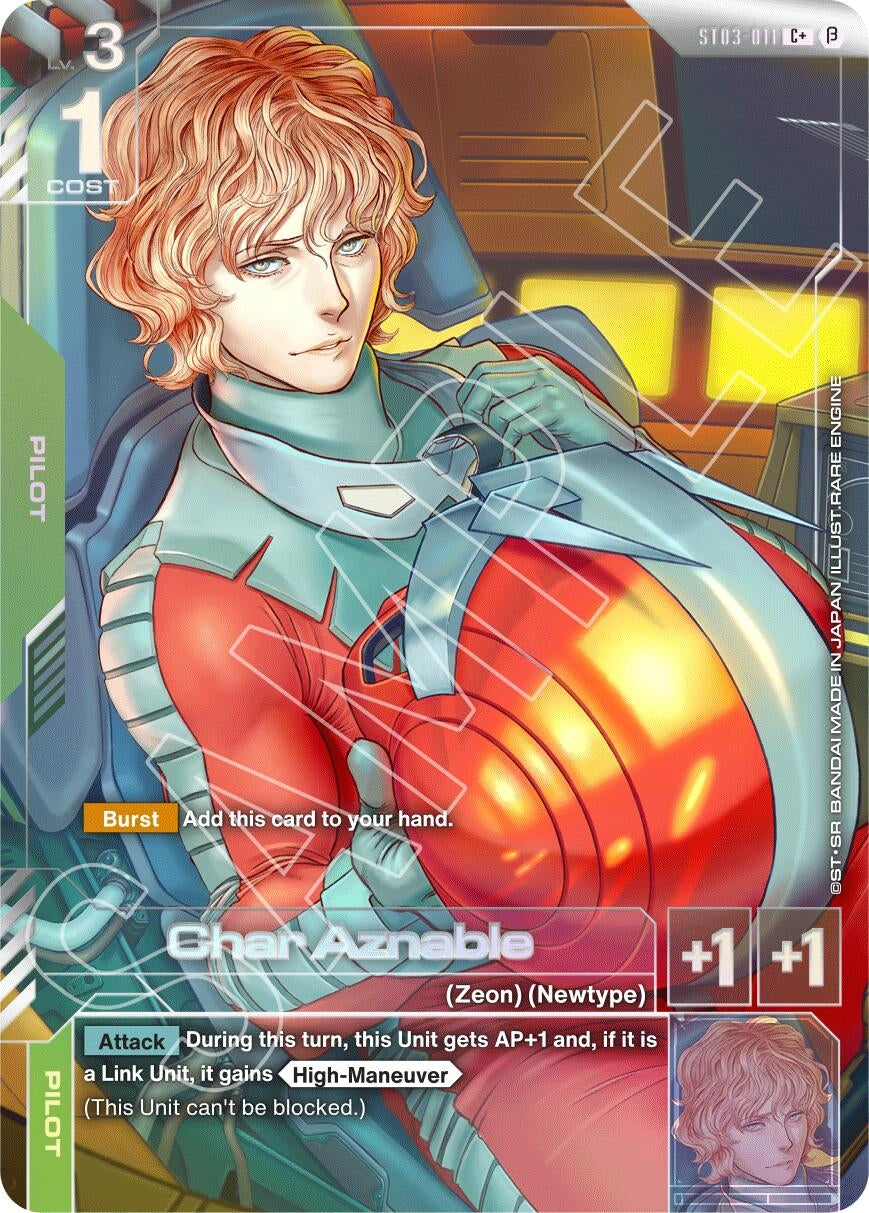 Image for Char Aznable (C+) (Edition Beta) (ST03-011) - Gundam Card Game
