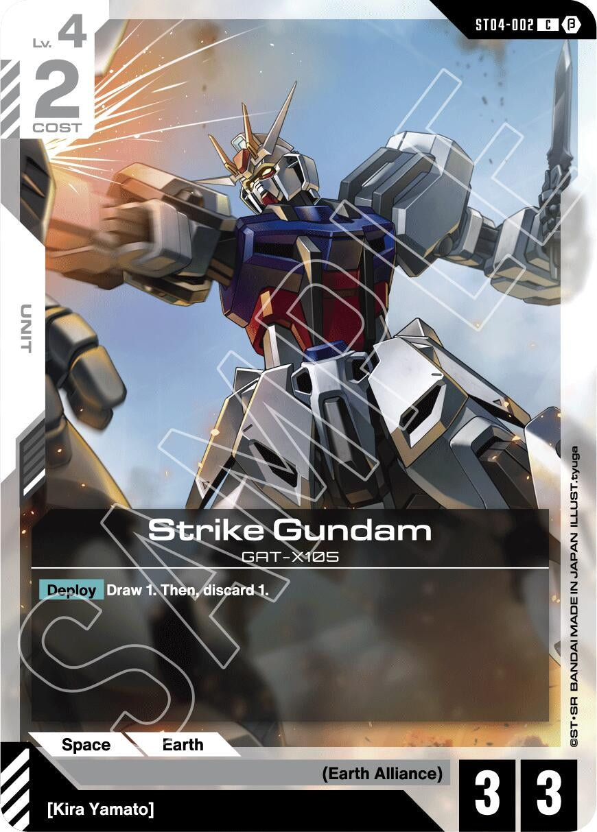 Image for Strike Gundam (Edition Beta) (ST04-002) - Gundam Card Game