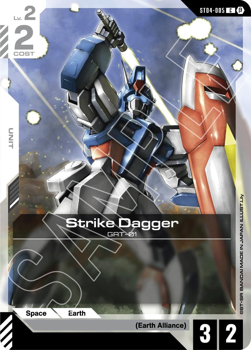 Image for Strike Dagger (Edition Beta) (ST04-005) - Gundam Card Game