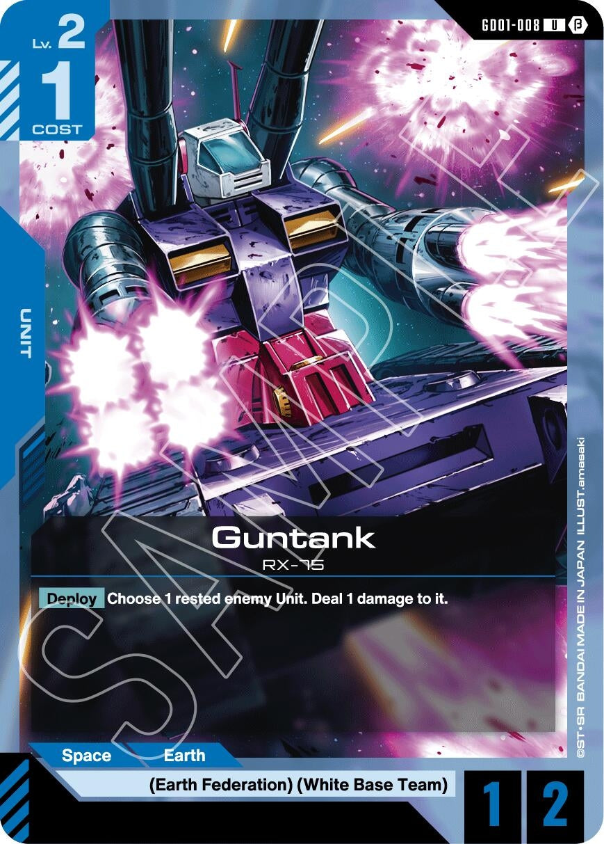 Image for Guntank (Edition Beta) (GD01-008) - Gundam Card Game