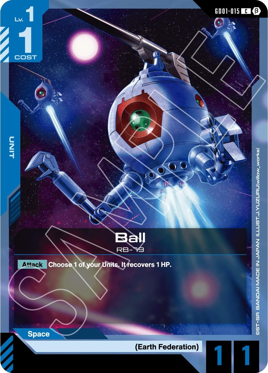 Image for Ball (Edition Beta) (GD01-015) - Gundam Card Game