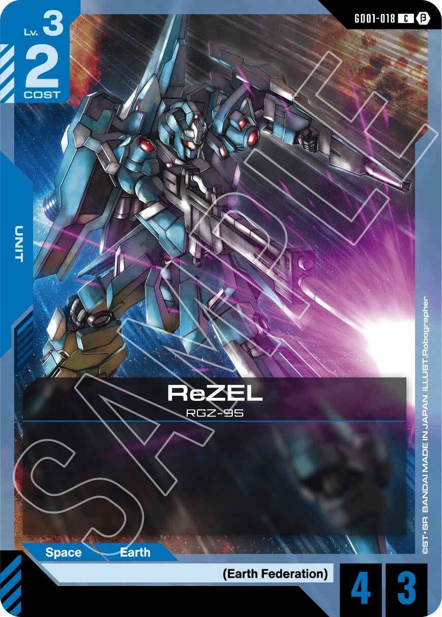 Image for ReZEL (Edition Beta) (GD01-018) - Gundam Card Game
