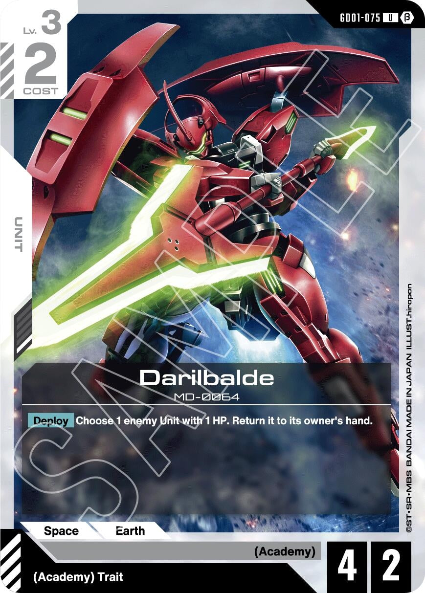 Image for Darilbalde (Edition Beta) (GD01-075) - Gundam Card Game
