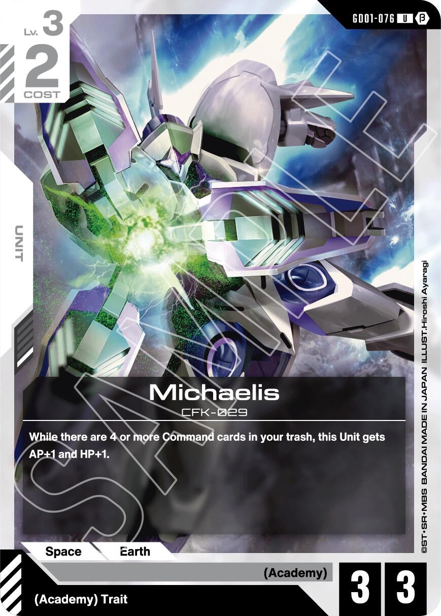 Image for Michaelis (Edition Beta) (GD01-076) - Gundam Card Game
