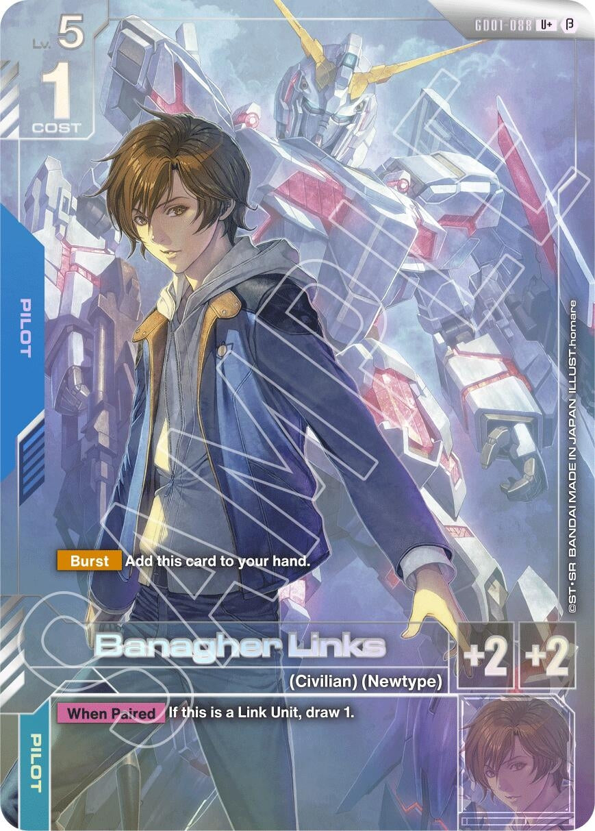 Image for Banagher Links (U+) (Edition Beta) (GD01-088) - Gundam Card Game