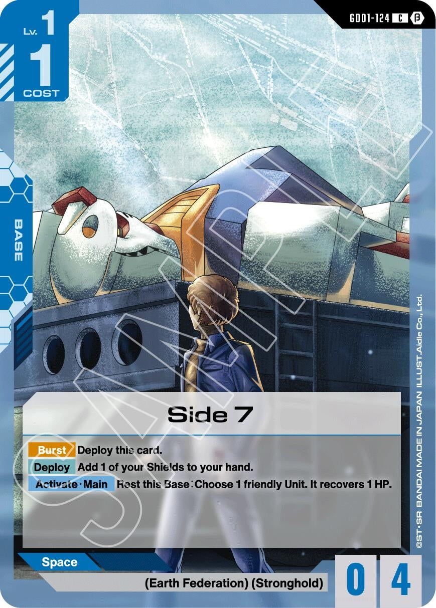 Image for Side 7 (Edition Beta) (GD01-124) - Gundam Card Game