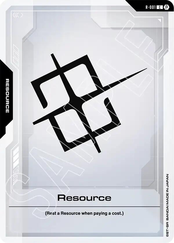 Image for Resource (Edition Beta) (R-001) - Gundam Card Game
