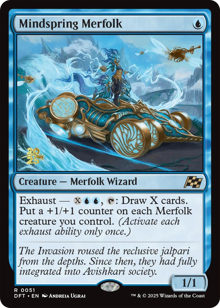 Image for Mindspring Merfolk (Prerelease Cards) (51) - Magic: The Gathering