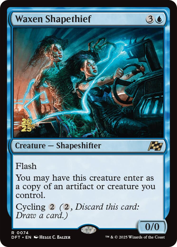 Image for Waxen Shapethief (Prerelease Cards) (74) - Magic: The Gathering