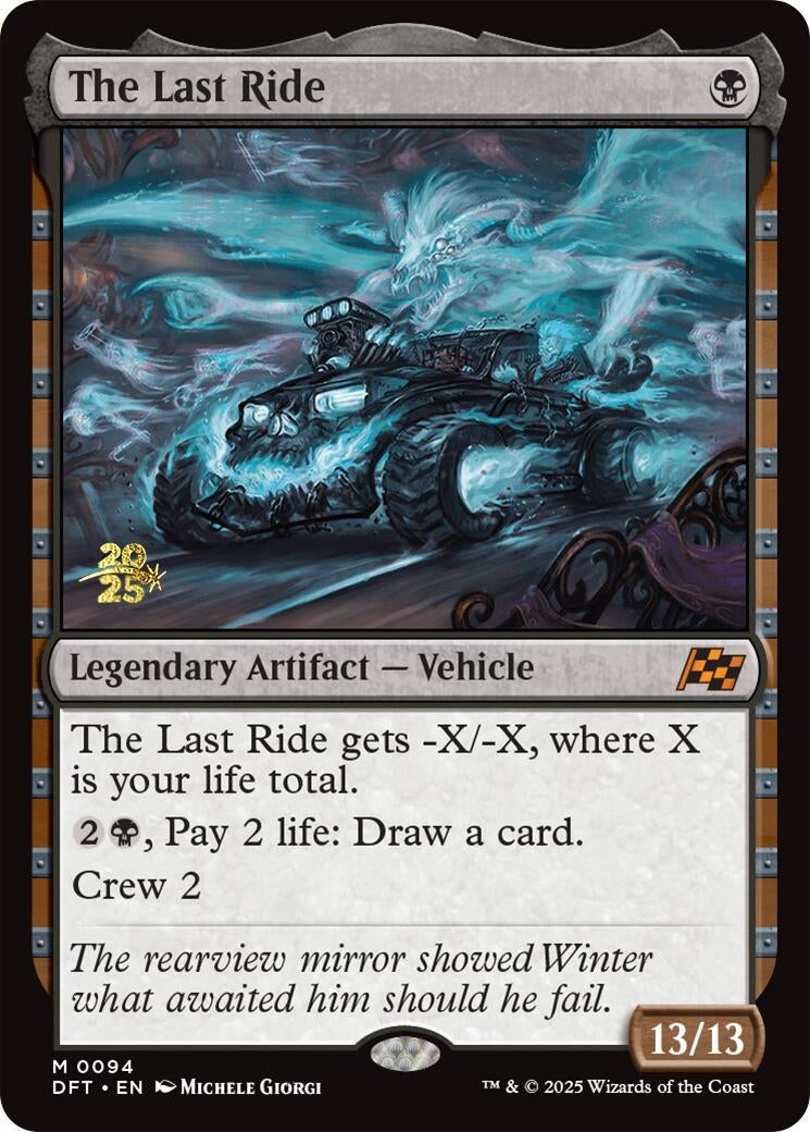 Image for The Last Ride (Prerelease Cards) (94) - Magic: The Gathering