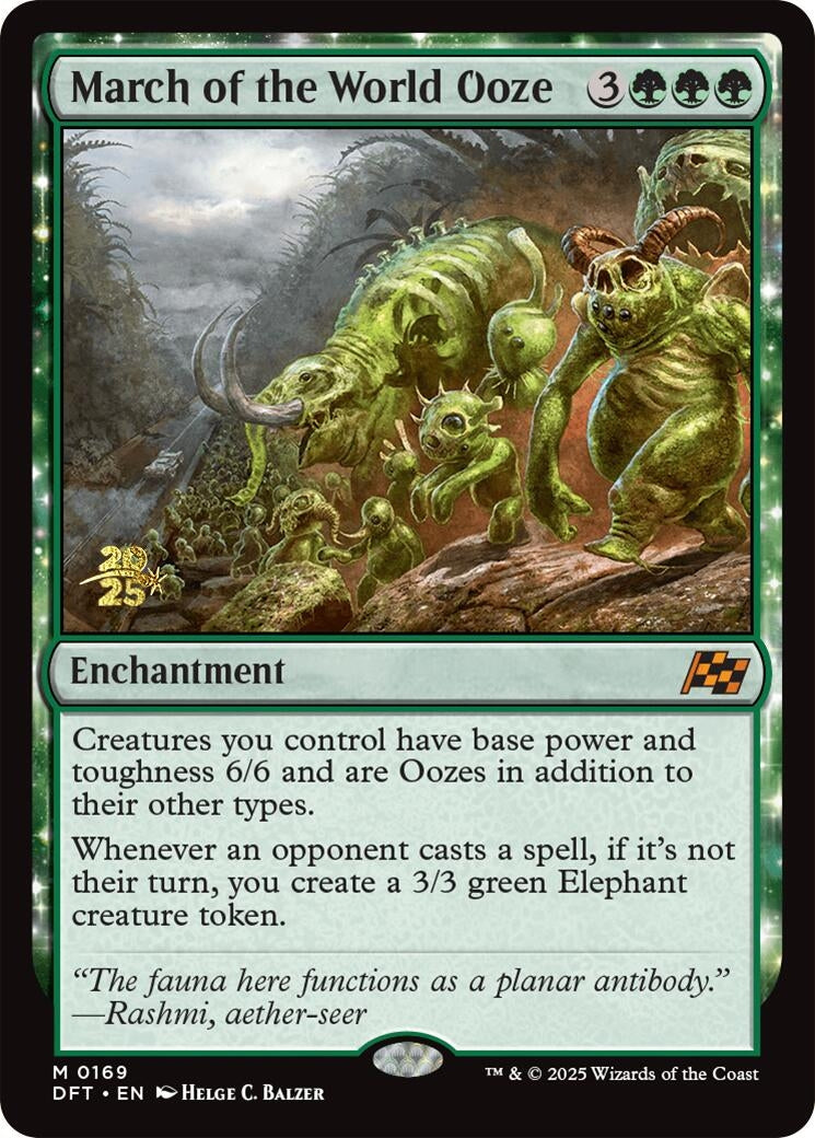 Image for March of the World Ooze (Prerelease Cards) (169) - Magic: The Gathering