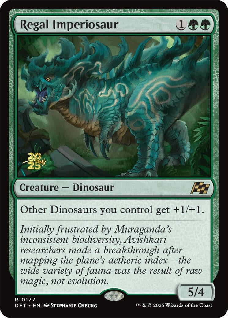 Image for Regal Imperiosaur (Prerelease Cards) (177) - Magic: The Gathering