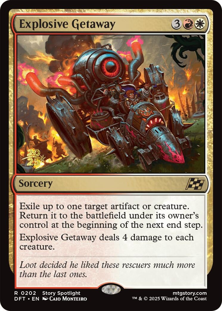 Image for Explosive Getaway (Prerelease Cards) (202) - Magic: The Gathering