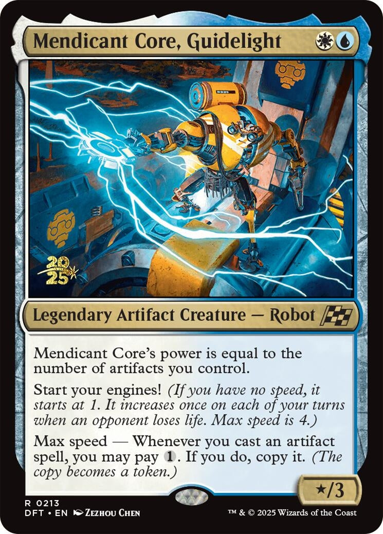 Image for Mendicant Core, Guidelight (Prerelease Cards) (213) - Magic: The Gathering
