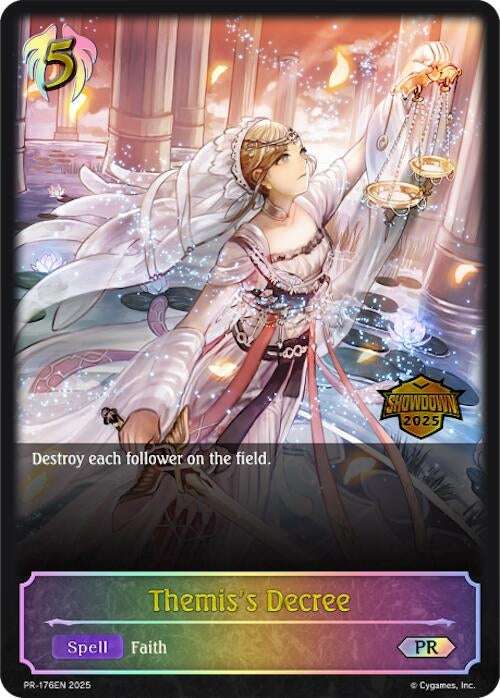 Image for Themis's Decree (Shadowverse: Evolve Promo Cards) (PR-176EN) - Shadowverse: Evolve