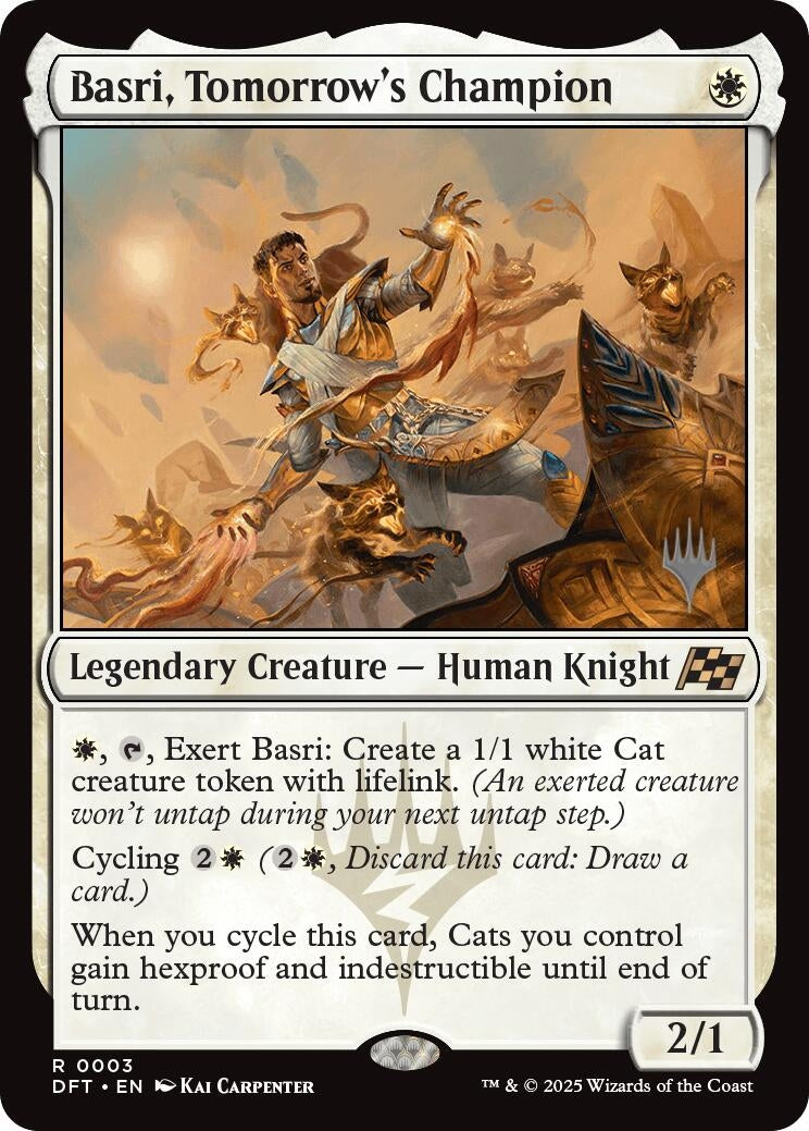 Image for Basri, Tomorrow's Champion (Promo Pack: Aetherdrift) (3) - Magic: The Gathering