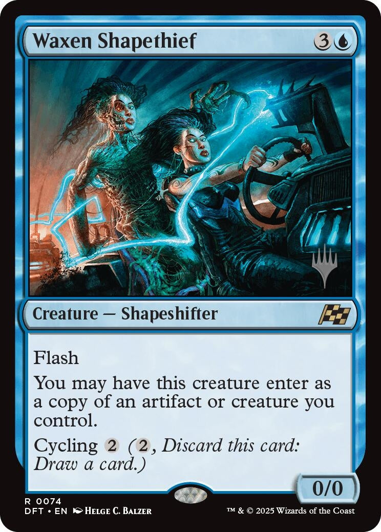 Image for Waxen Shapethief (Promo Pack: Aetherdrift) (74) - Magic: The Gathering