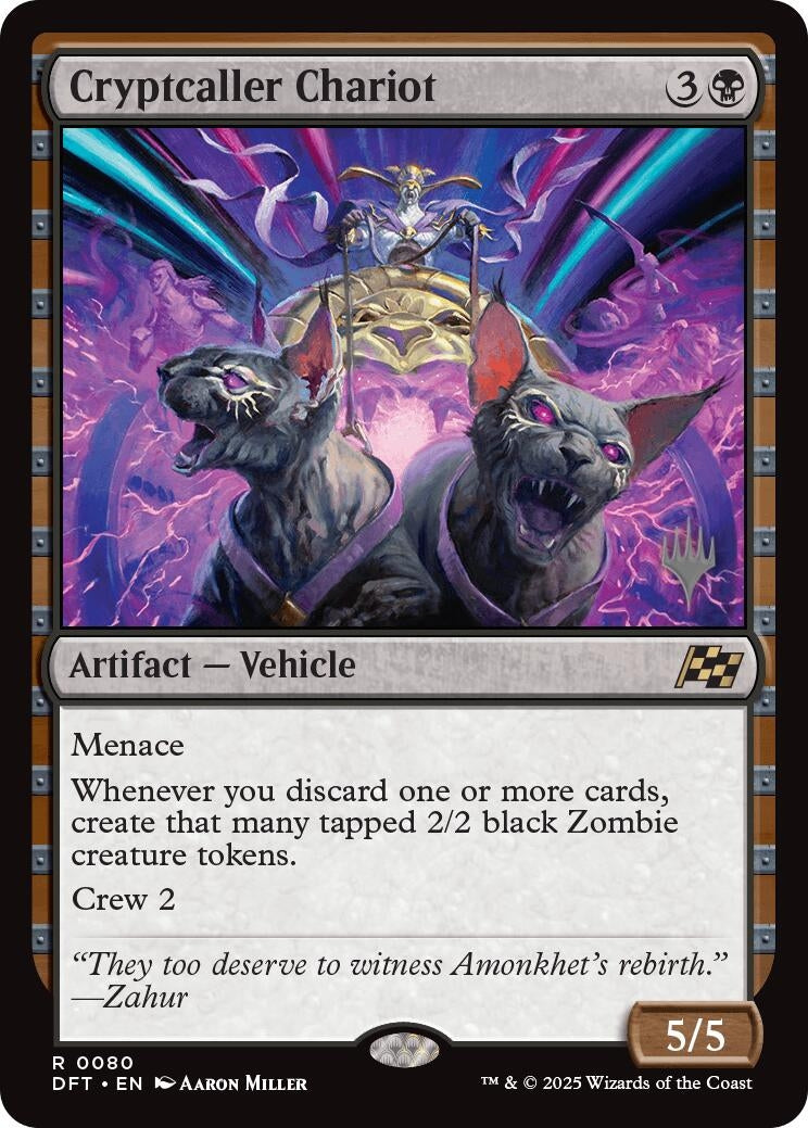 Image for Cryptcaller Chariot (Promo Pack: Aetherdrift) (80) - Magic: The Gathering