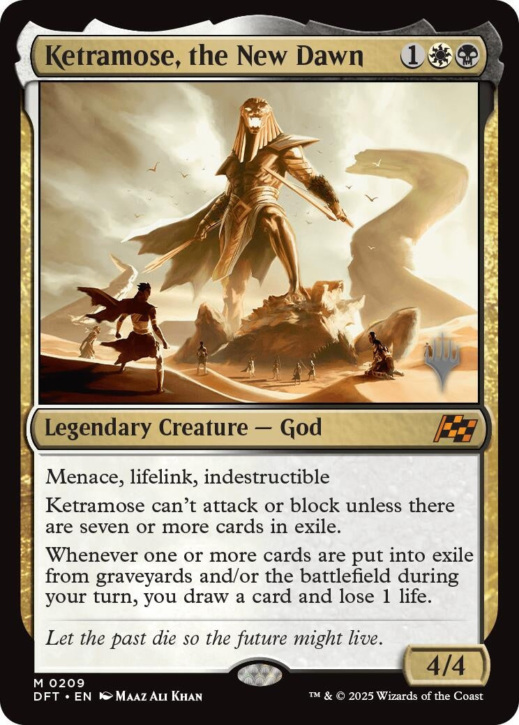 Image for Ketramose, the New Dawn (Promo Pack: Aetherdrift) (209) - Magic: The Gathering