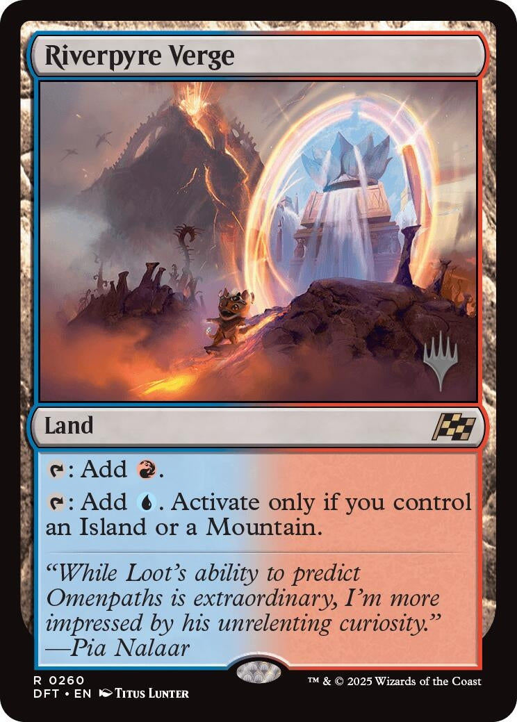 Image for Riverpyre Verge (Promo Pack: Aetherdrift) (260) - Magic: The Gathering