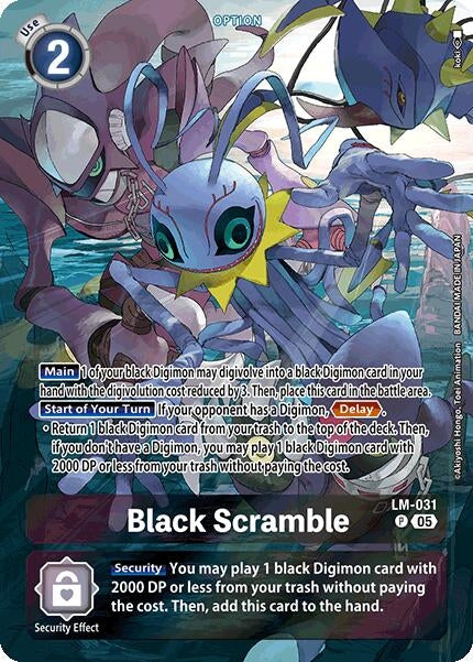 Image for Black Scramble (Alternate Art) (ST-20) (LM-031 P) - Digimon Card Game