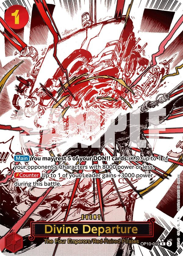 Image for Divine Departure (Parallel) (Royal Blood) (OP10-019) - One Piece Card Game