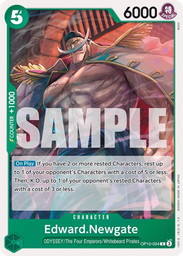 Image for Edward.Newgate (Royal Blood) (OP10-024) - One Piece Card Game