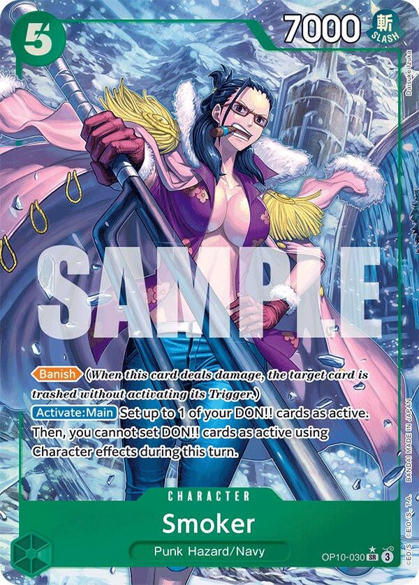 Image for Smoker (030) (Parallel) (Royal Blood) (OP10-030) - One Piece Card Game