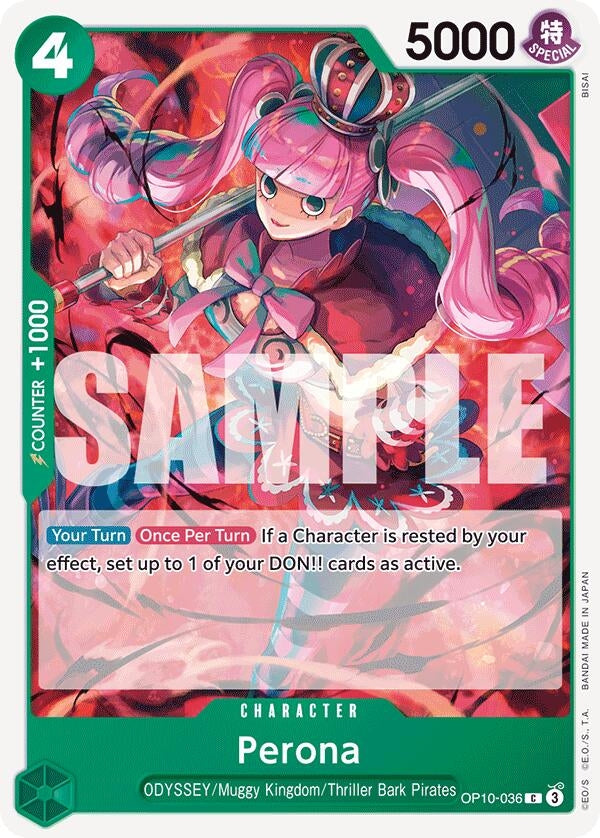 Image for Perona (036) (Royal Blood) (OP10-036) - One Piece Card Game