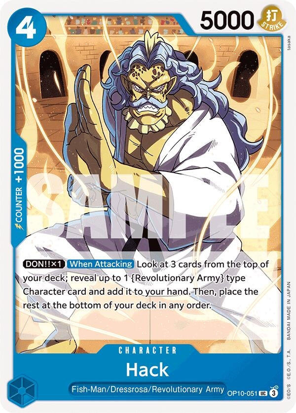 Image for Hack (Royal Blood) (OP10-051) - One Piece Card Game