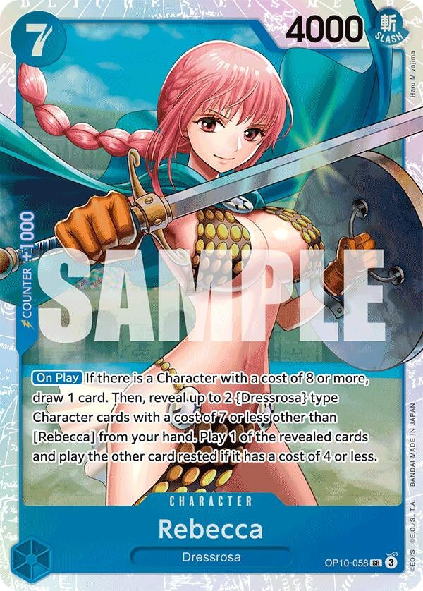 Image for Rebecca (Royal Blood) (OP10-058) - One Piece Card Game