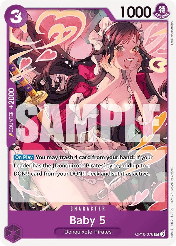 Image for Baby 5 (Royal Blood) (OP10-076) - One Piece Card Game
