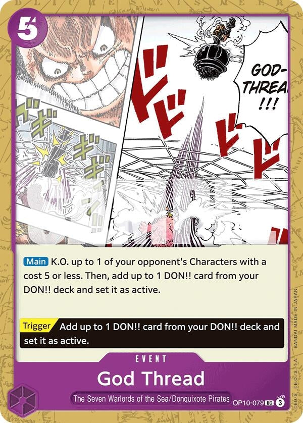 Image for God Thread (Royal Blood) (OP10-079) - One Piece Card Game