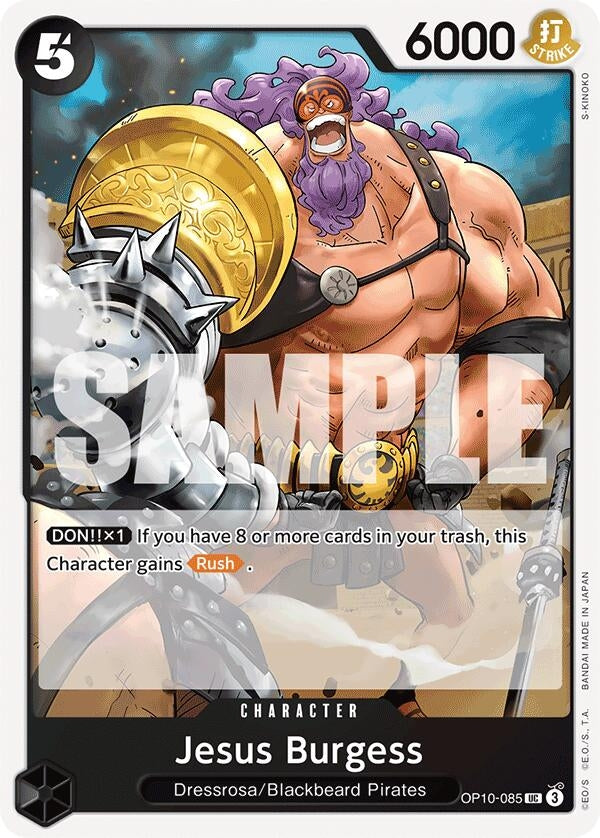 Image for Jesus Burgess (Royal Blood) (OP10-085) - One Piece Card Game