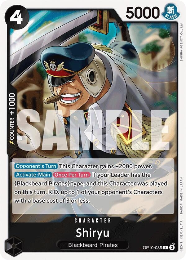 Image for Shiryu (Royal Blood) (OP10-086) - One Piece Card Game