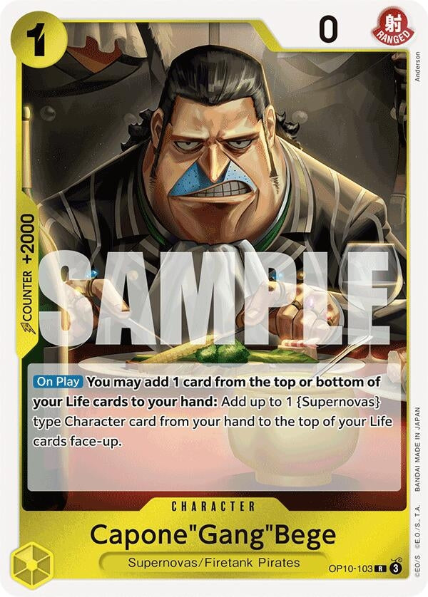 Image for Capone"Gang"Bege (Royal Blood) (OP10-103) - One Piece Card Game
