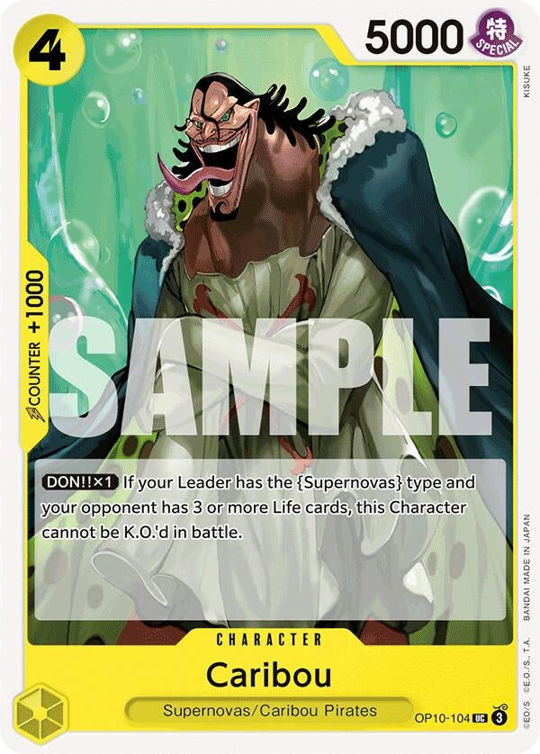 Image for Caribou (Royal Blood) (OP10-104) - One Piece Card Game