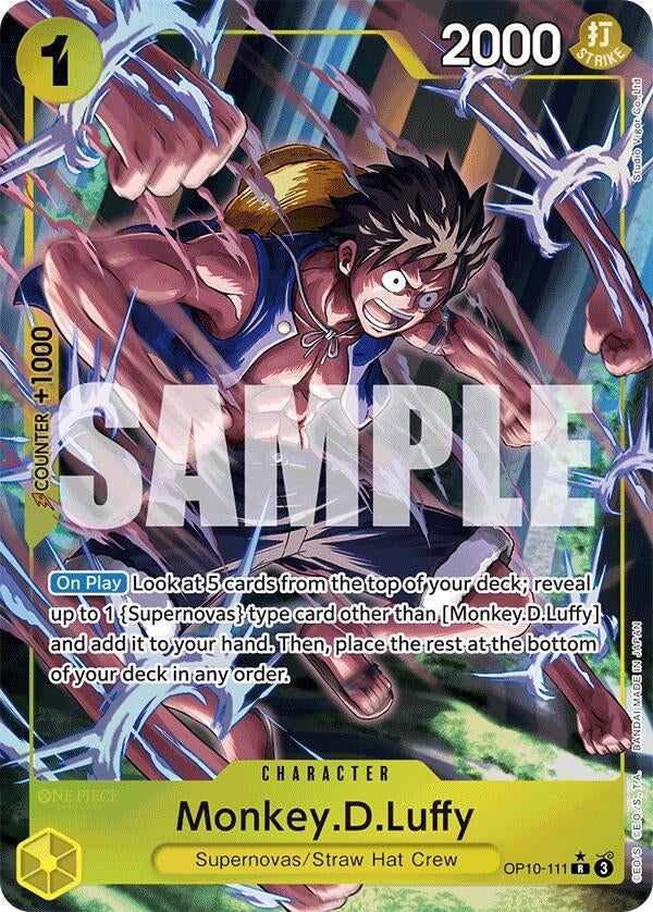 Image for Monkey.D.Luffy (111) (Parallel) (Royal Blood) (OP10-111) - One Piece Card Game