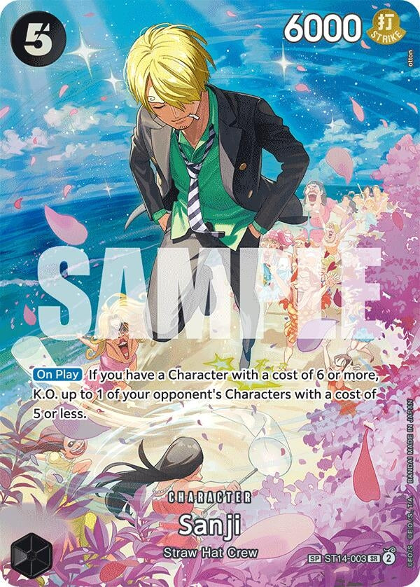 Image for Sanji (SP) (Royal Blood) (ST14-003) - One Piece Card Game