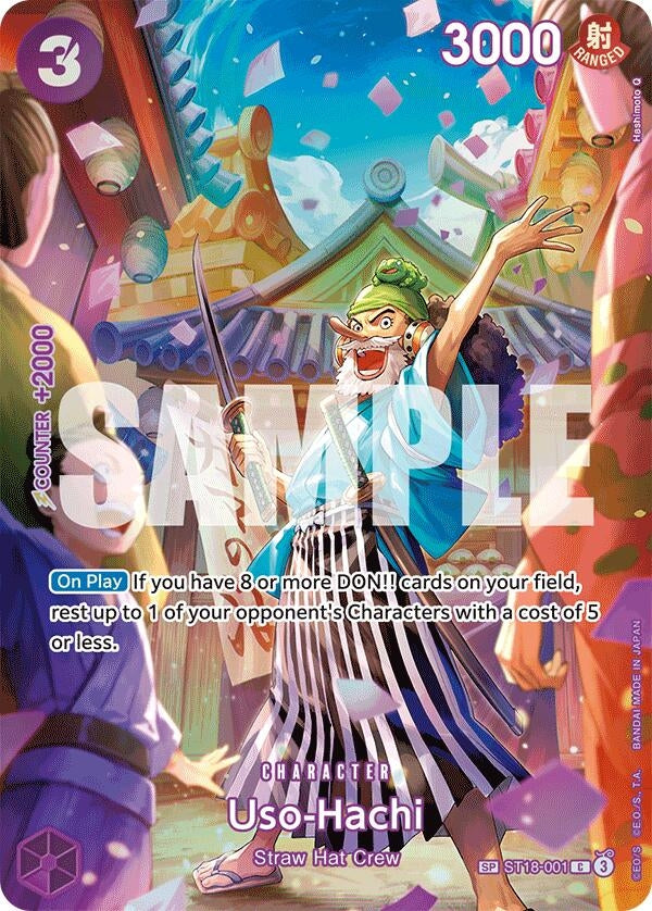 Image for Uso-Hachi (SP) (Royal Blood) (ST18-001) - One Piece Card Game