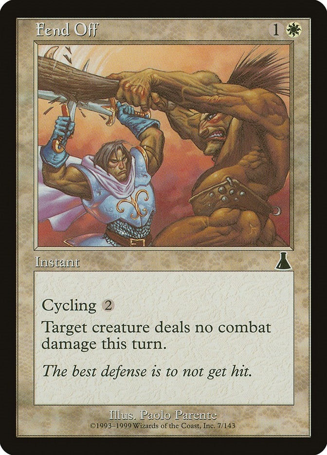 Image for Fend Off (Urza's Destiny) (7) - Magic: The Gathering