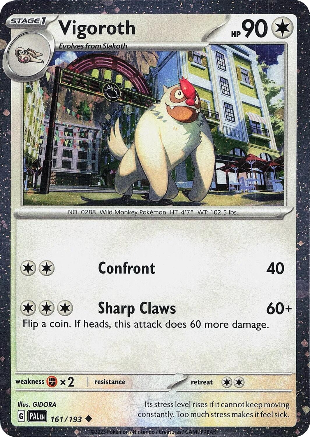 Image for Vigoroth (Cosmos Holo) (Miscellaneous Cards & Products) (161/193) - Pokemon