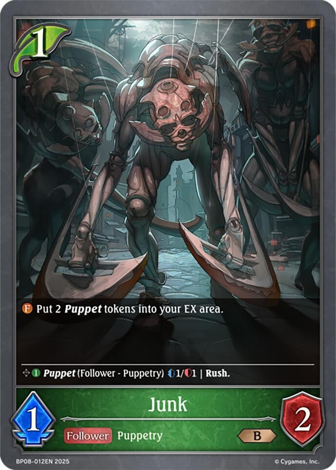 Image for Junk (BP08: Alterchaotica) (BP08-012EN) - Shadowverse: Evolve