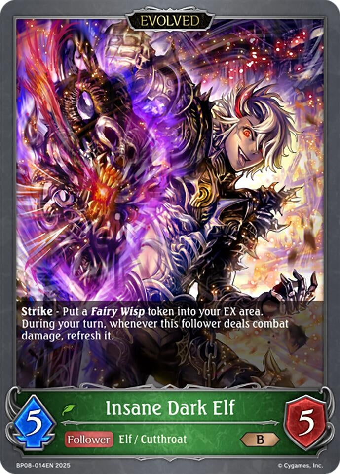 Image for Insane Dark Elf (Evolved) (BP08: Alterchaotica) (BP08-014EN) - Shadowverse: Evolve
